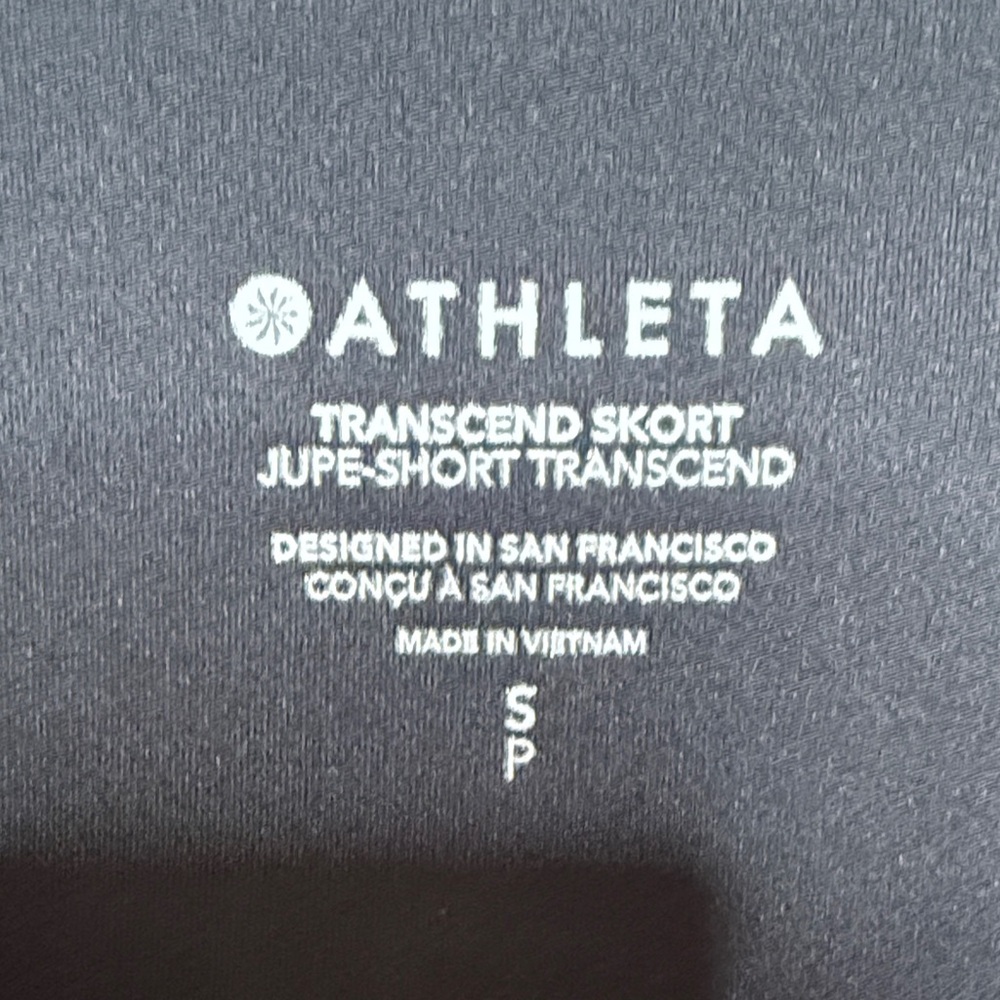 Athleta Black Transcend Pencil Skort Small Petite - Picture 10 of 11